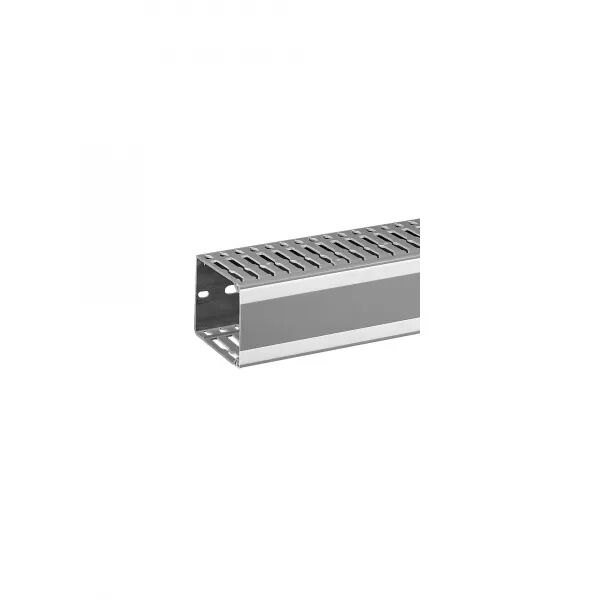 GOULOTTE LINA 25 80X60MM PVC GRIS RAL7030 - LONGUEUR 2M