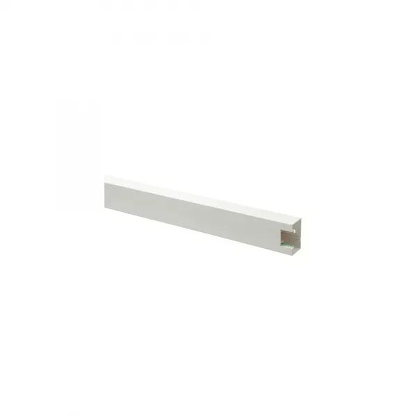 Goulotte Logix 45-85x50mm-1 compartiment-3m-Livr� sans couvercle-PVC Blanc Artic
