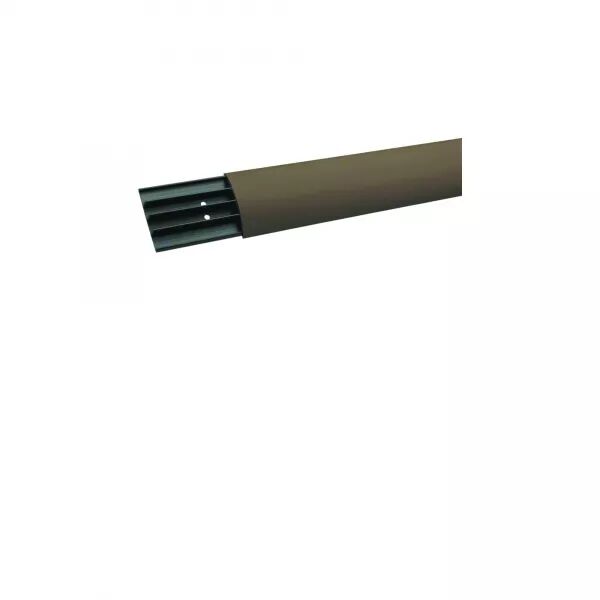 GOULOTTE PASSAGE DE PLANCHER OFFICEA PVC RIGIDE H 18 X L75 RAL 8014 MARRON
