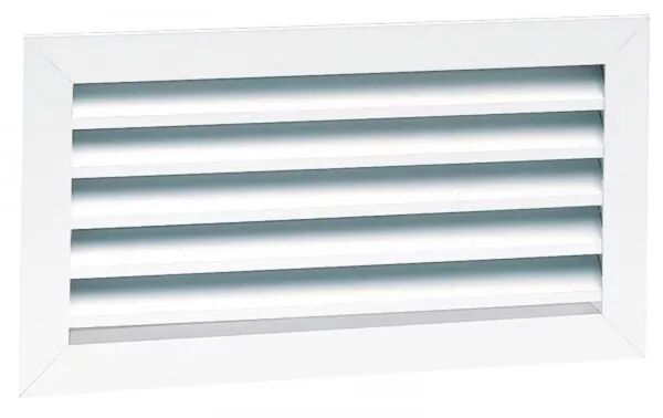 GRA-FL 300X150 - GRILLE REPRISE ALU BLANC+FILTRE