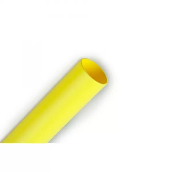 GTI 3000 24/8MM GAINE THERMOR�TRACTABLE PAROI MINCE EN BARRE DE 1M JAUNE