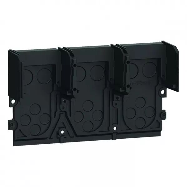 HAGER - Adaptateur de connexion frontale 3P pour boitier moul� h3+ PW1600 (HYH654H)