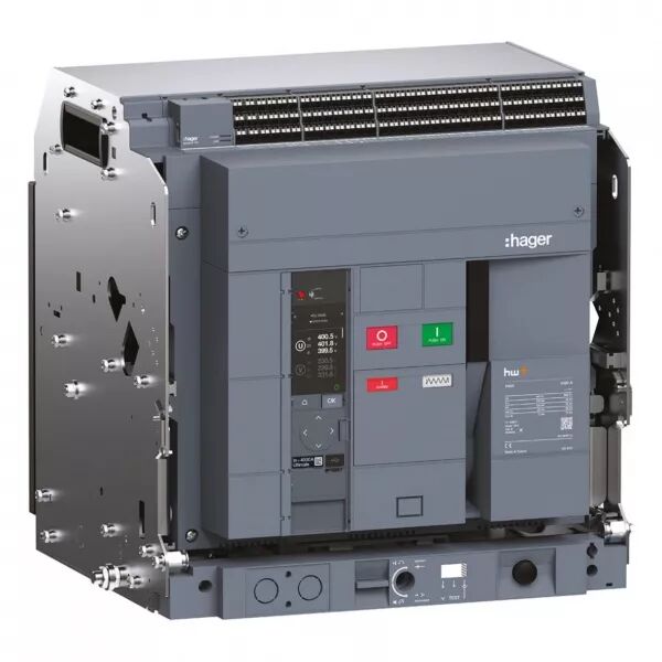 HAGER - Disjoncteur Ouvert complet HW4 120kA 4000A 3P D�brochable TU sentinel Energy (HF4P340DEKH-MTS)