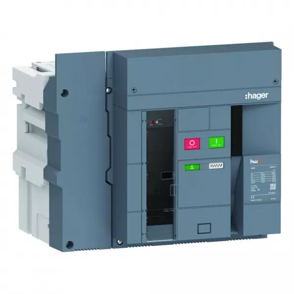 HAGER - Disjoncteur Ouvert HW2 66kA 2000A 4P D�brochable sans chassis pour TU Sent Ener (HW2E420ZE)
