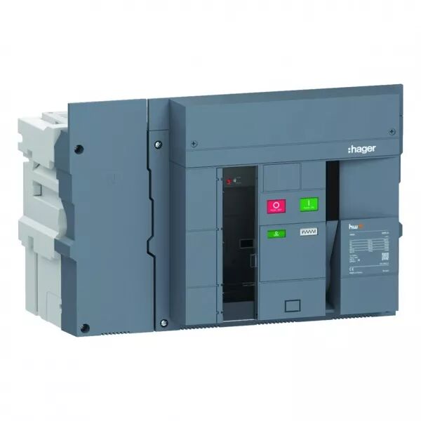 HAGER - Disjoncteur Ouvert HW4 120kA 3200A 4P D�brochable sans chassis pour TU Sent Ener (HW4P432ZE)