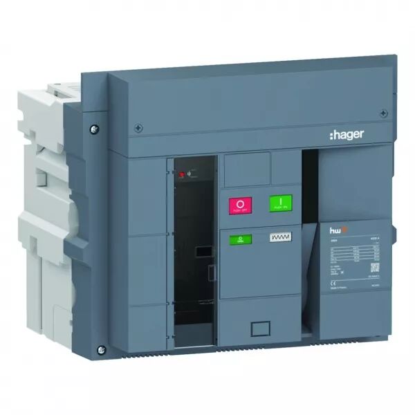 HAGER - Disjoncteur Ouvert HW4 120kA 4000A 3P D�brochable sans chassis pour TU Sent Ener (HW4P340ZE)