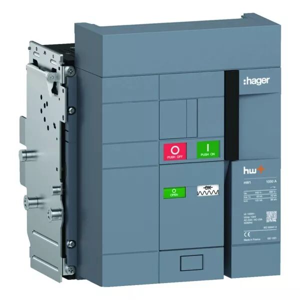 HAGER - Interrupteur Ouvert HW1 1000A 3P D�brochable sans chassis (HW1W310ZS)