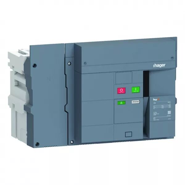 HAGER - Interrupteur Ouvert HW4 4000A 4P D�brochable sans chassis (HW4W440ZS)