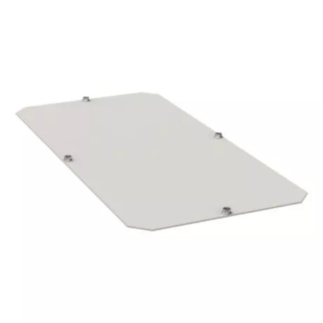 HAGER - Plaque entr�e pr�d�coupes plaque passe c�bles ouverte basse quadro evo 1000x400 (FN10040DR)