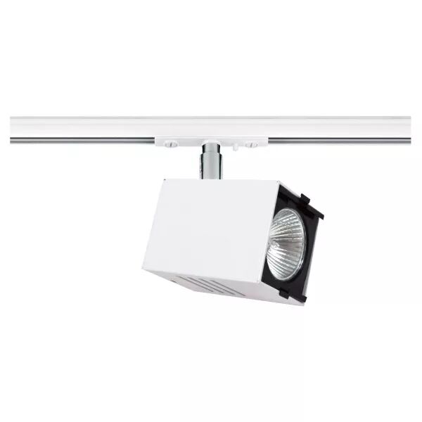 HELIOS 126 - Spot Rail 1 all. GU5,3 50W max, orientable, blanc, lampe non incl. (4127)