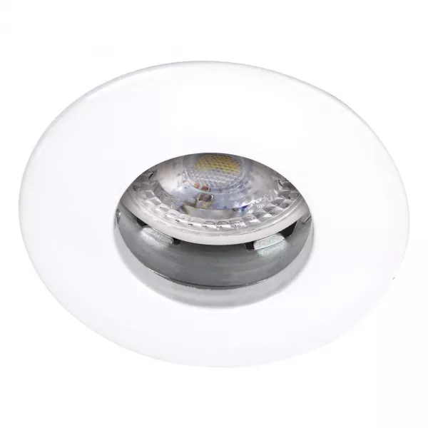 HIDRO -Enc.GU10, IP20/65, Cl.2, Vol.2, blanc, lpe LED 3000K incl. (51485)