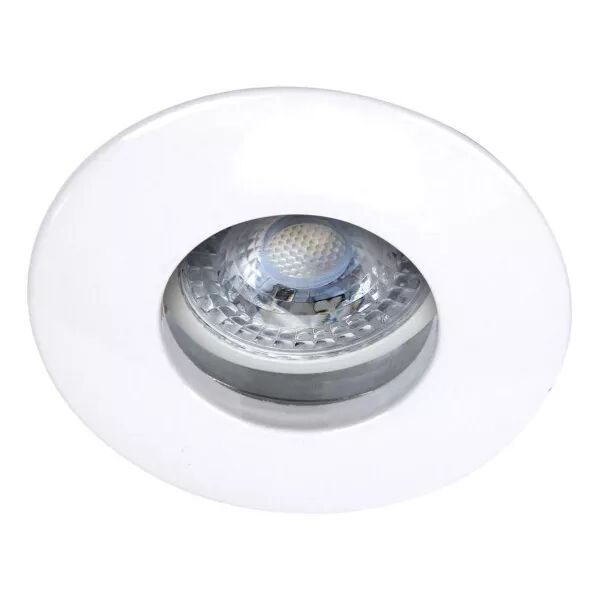 HIDRO -Enc.GU5,3, IP20/65, Cl.2, Vol.1, blanc, lpe LED 8W 4000K 700lm incl. (50207)