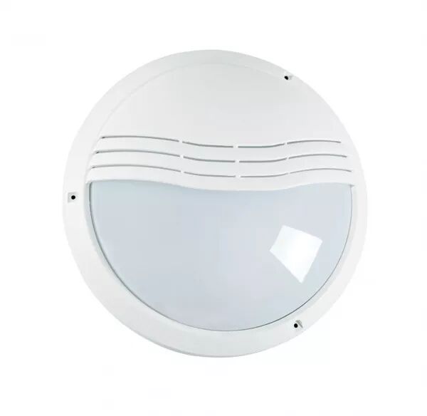 HUB 270TP - HUBLOT EXT. IP65 IK10, BLANC, E27 40W MAX., LPE NON INCL.