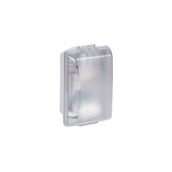 HUBLOT RECTANGULAIRE �TANCHE PLEXO AVEC DIFFUSEUR CLAIR POUR LAMPE E27