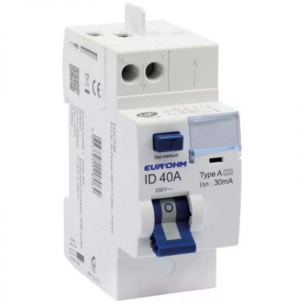 ID 1P+N 40A 30mA A H/H NF (23540)