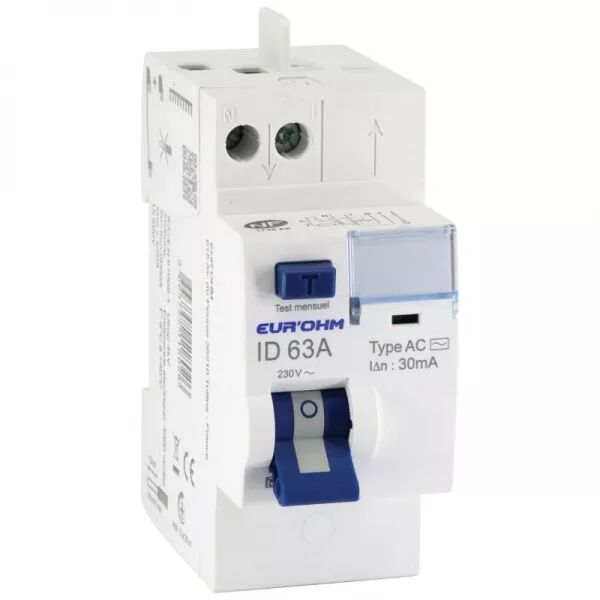 ID 1P+N 63A 30mA AC H/H NF (23463)