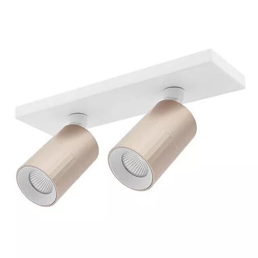 INDIGO-AUREA 2 C 2x6W 2x715Lm 38� DIM Blanc mat - Rose (WA25782)