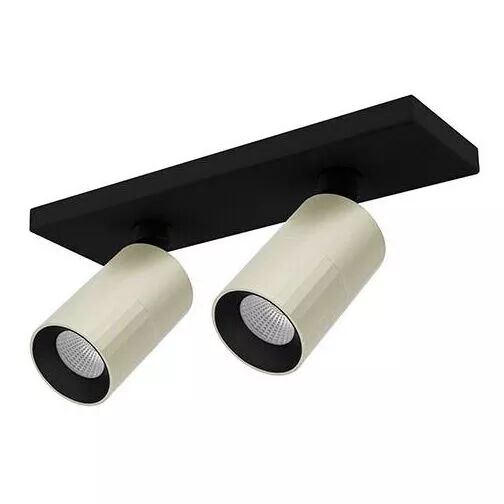 INDIGO-AUREA 2 C 2x6W 2x715Lm 38� DIM Noir mat - Champagne (WA25708)