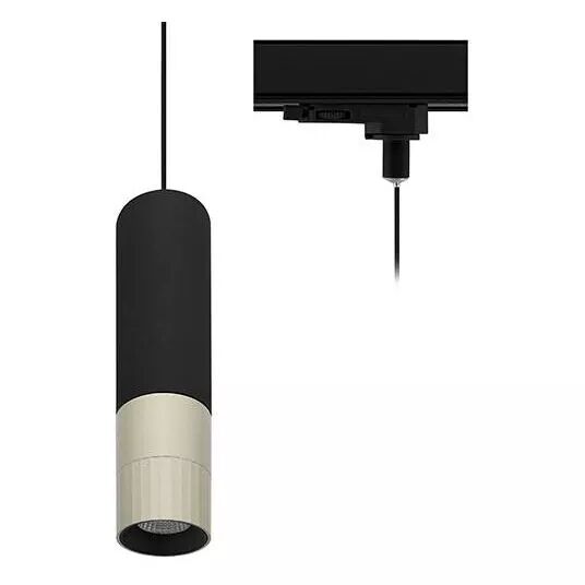 INDIGO-AUREA 3 TP 6W 715Lm 38� DIM Noir mat - Champagne (TR43408)