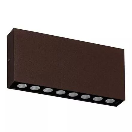 INDIGO-BRIKPRO 1 A 14W 3000K 1300Lm IP67 Acier corten (BP22/1C/3K/BR)