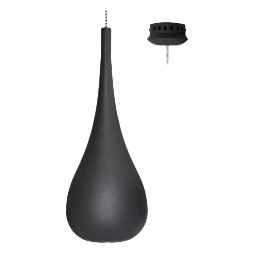 INDIGO-DROP 520 E27 MAX40W LED/CLA/ECO NOIR MAT (KI00216)