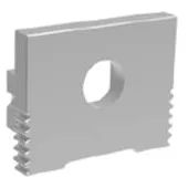 INDIGO-EMBOUTS PERCES 2PC Aluminium (PR11852)