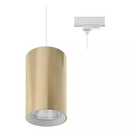 INDIGO-JACK 3 TP 25W 2810Lm 60� DIM Blanc mat - Laiton (TR42628)