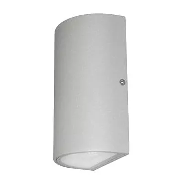 INDIGO-LUXI 160 2x6W 2x450Lm 3000K 80� IP54 GRIS ARGENT (OU10312)