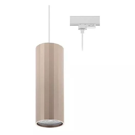 INDIGO-OKTO 3 TP GU10 MAX10W PAR16 Blanc mat - Rose (TR42382)