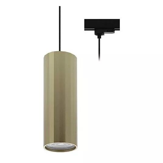 INDIGO-OKTO 3 TP GU10 MAX10W PAR16 Noir mat - Champagne (TR42308)