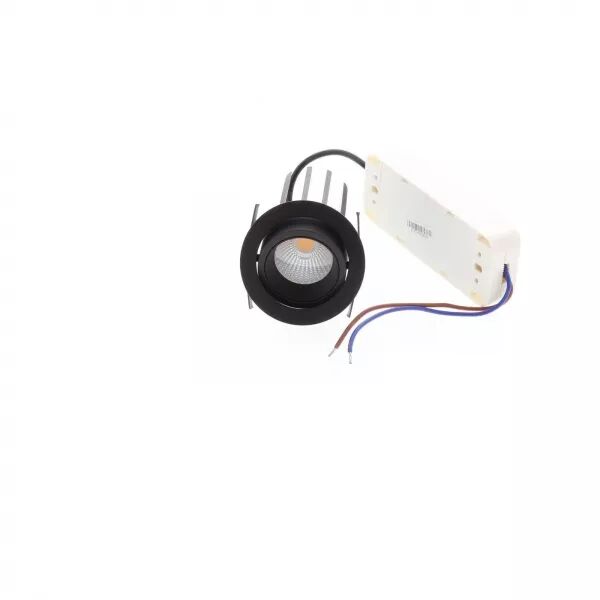 INDIGO-RONGA 2 RDX-B 9W 980Lm 3000K 40� DIM Noir mat (DO470WW05)
