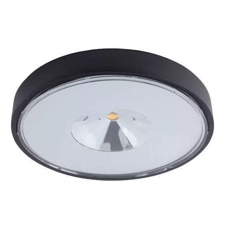 INDIGO-SKIP 12W 1800Lm 3000K 120� IP65 Noir (OU28101)