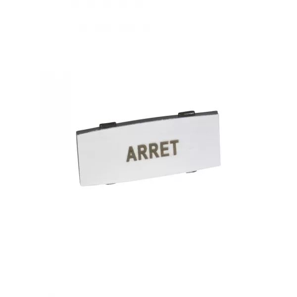 INSERT OSMOZ AVEC TEXTE - ALU - PETIT MOD�LE AVEC MARQUAGE ARRET