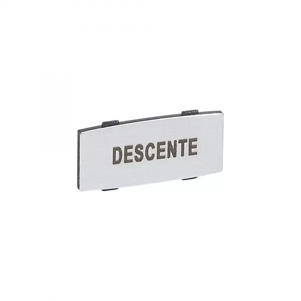 INSERT OSMOZ AVEC TEXTE - ALU - PETIT MOD�LE AVEC MARQUAGE DESCENTE