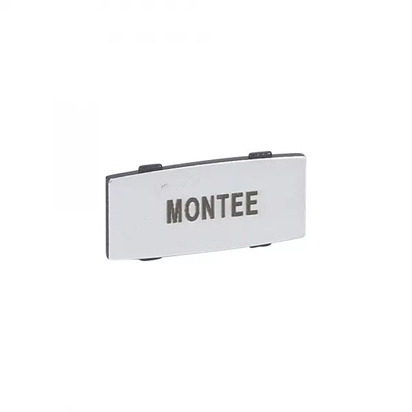 INSERT OSMOZ AVEC TEXTE - ALU - PETIT MOD�LE AVEC MARQUAGE MONTEE