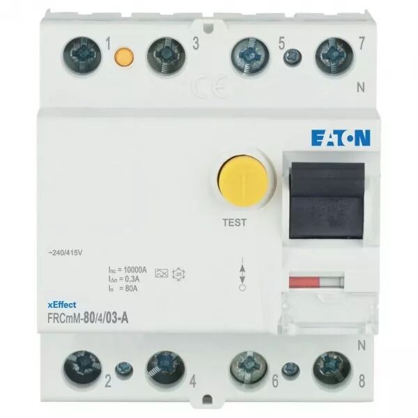 Interrupteur diff�rentiel FRCmM, 4P, 80A, type A, 300mA (170344)