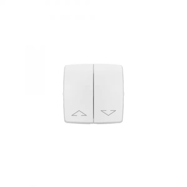 interrupteur individuel volet roulant composable blanc