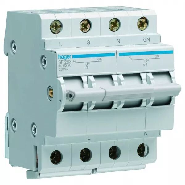 Inverseur 2 p�les 63A I-0-II (SF263)