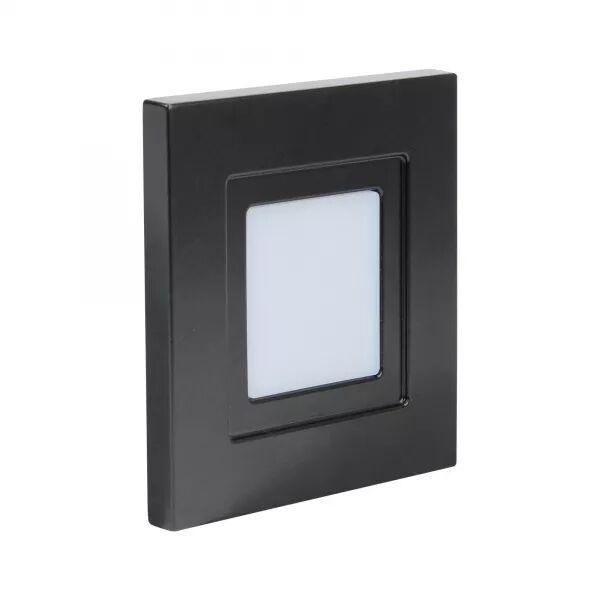 ISO 80 CCT - ENCASTR� MUR LED 1,8W BLEU 6LM 115� 30000H FACE AVANT ALU NOIR