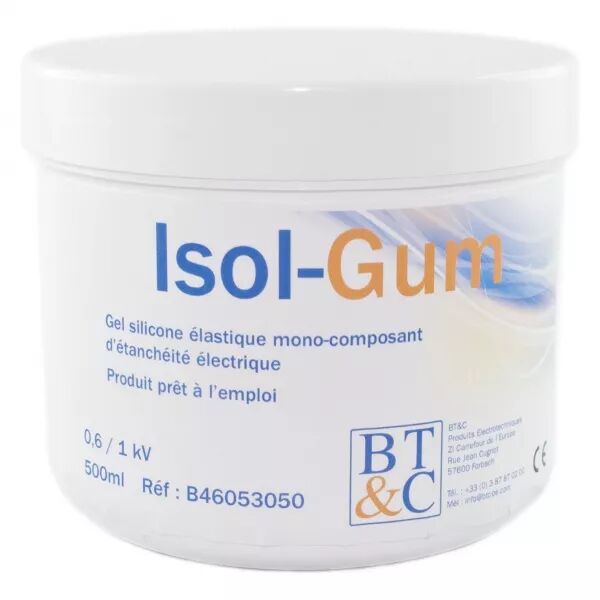 ISOL-GUM 0.5L GEL SILICONE � MODELER EN POT DE 500ML