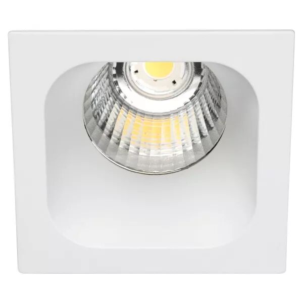 IVARO - Downlight carr� fixe blanc, IP44, LED int�g. 65� 34W 4000K 3500lm (50446)