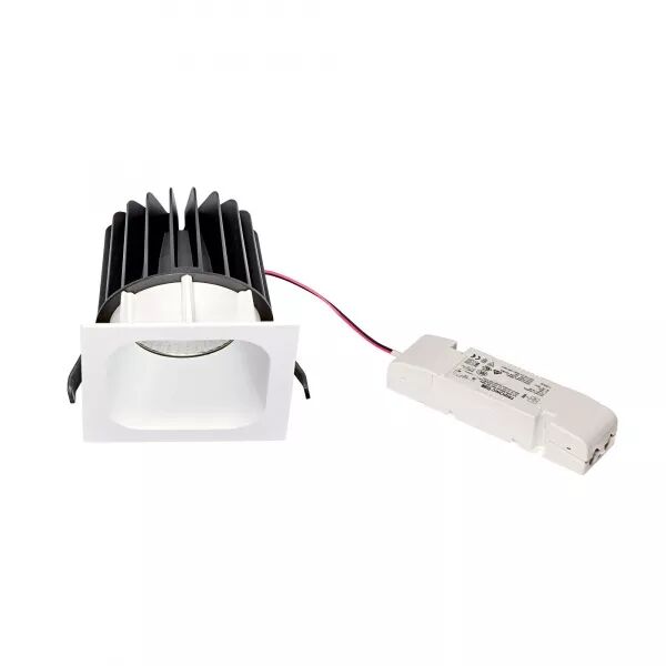 IVARO - DOWNLIGHT CARR� FIXE BLANC, IP44, LED INT�G. 65� 34W 4000K 3500LM