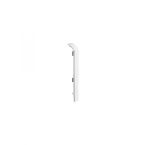 Joint de couvercle recouvrant - Pour plinthe Keva 125mmx20mm - PVC Blanc Artic