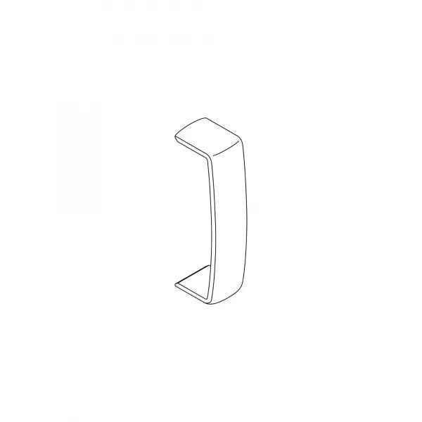 Joint de couvercle recouvrant pour moulure Keva 22mmx12mm - PVC Brun