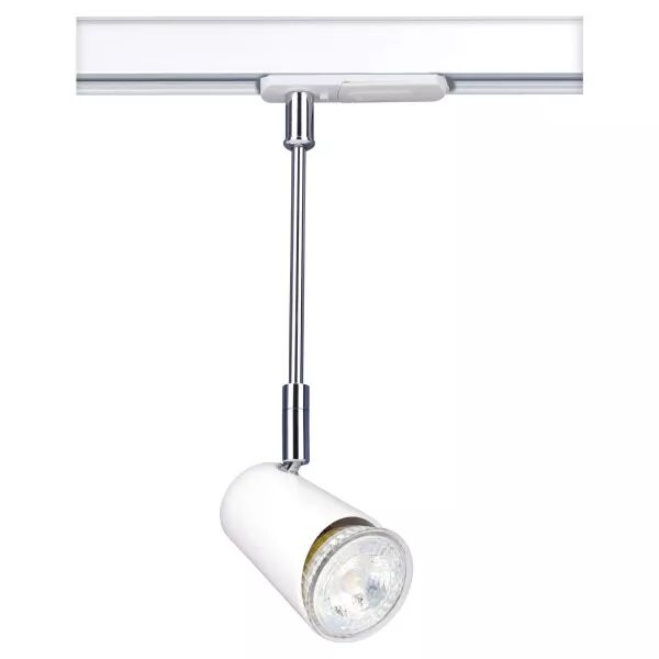 JUDY 129-Spot Rail 1 all.029 GU10 sur tige, lpe LED 3,6W 3000K 400lm dimm. Incl (4385)