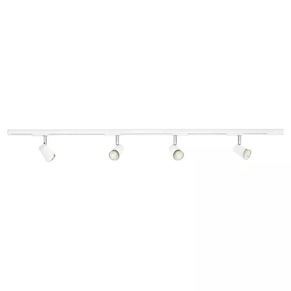 JUDY-Rail 1all. 029 +4 spots GU10, blanc, a/lpes LED 3,6W 3000K 400lm dimm. incl (4158)