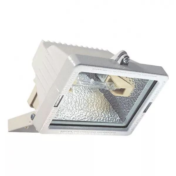JUNIOR - Proj. Ext. IP44 IK05 R7s 78mm 120W max, basc., blanc, lampe non incl. (0576)