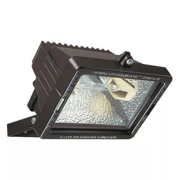 JUNIOR - Proj. Ext. IP44 IK05 R7s 78mm 120W max, basc., noir, lampe non incl. (0574)