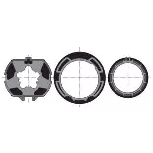 Kit (1 roue + 2 couronnes) d50 zf 80 x1 (9001474)