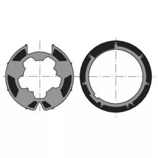 Kit (1 roue+1 couronne) d50 f-2000 x1 (9410307)
